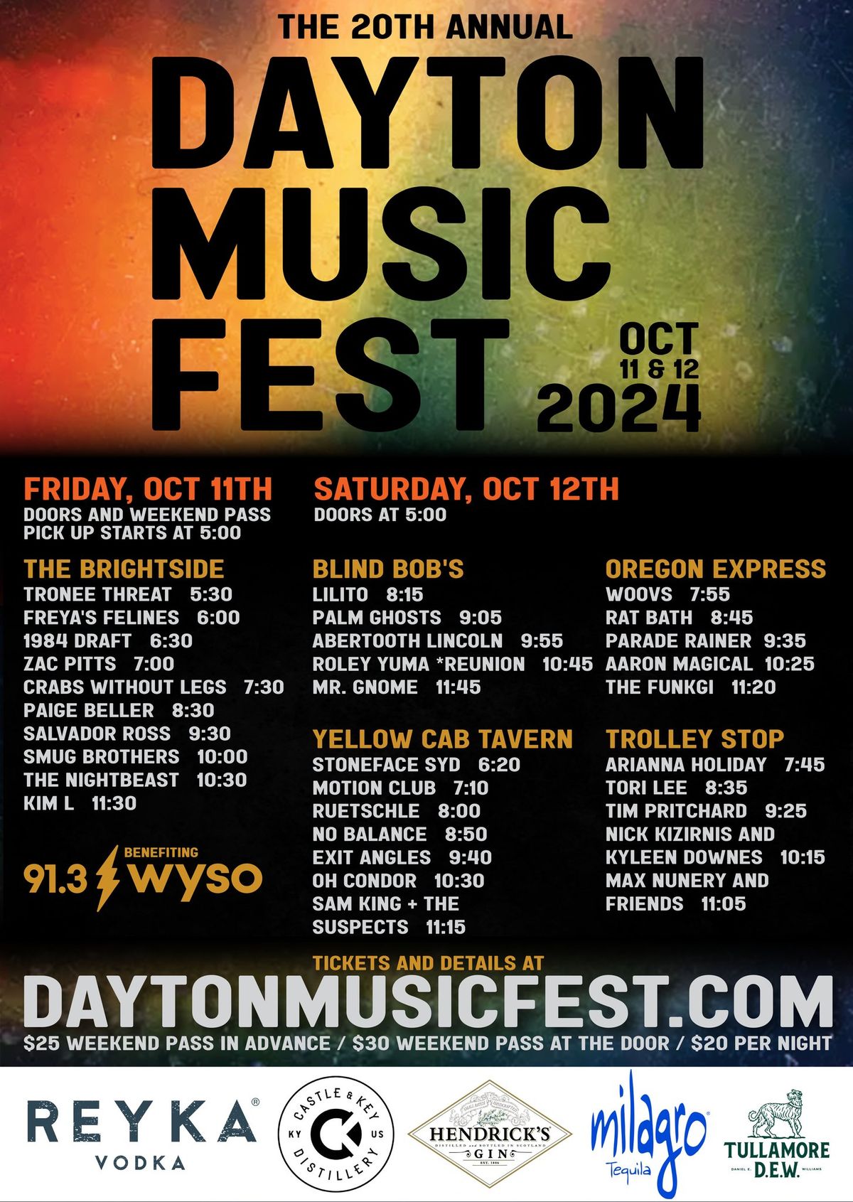 Dayton Music Fest 2024 - Oct 11 and 12