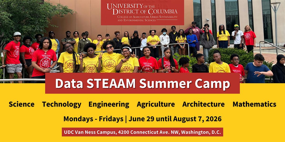 Calling DC High Schoolers: 6 Weeks of FREE Hands-On STEAAM Innovation