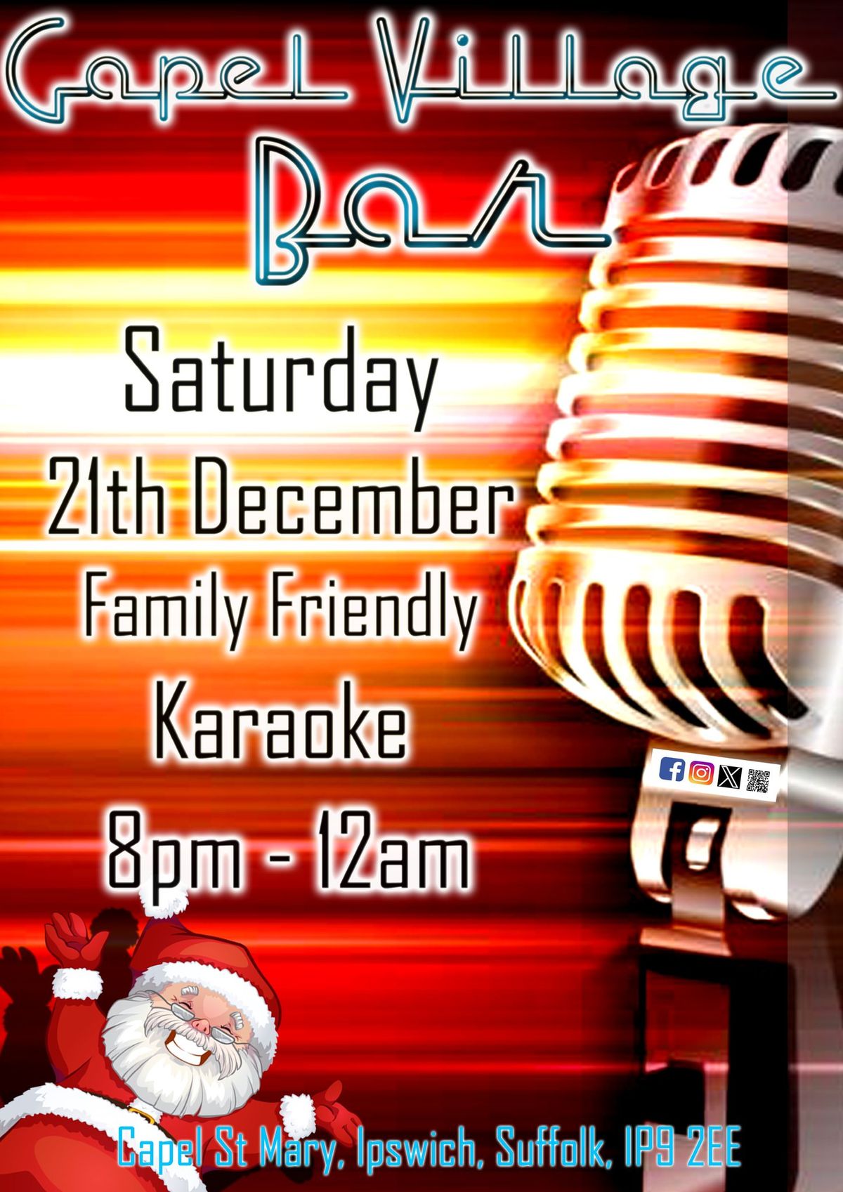 Karaoke At  The Capel Village Bar