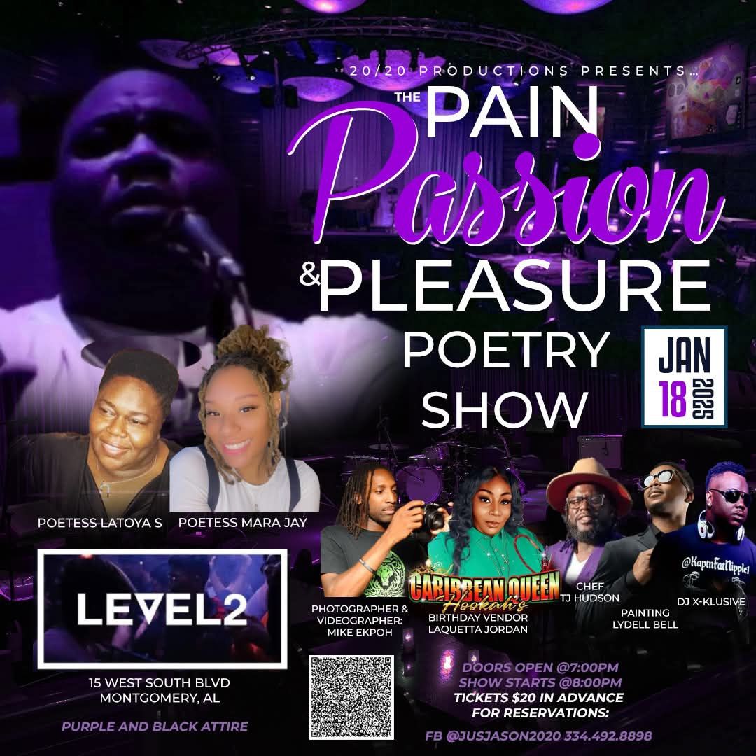 The Pain, Passion & Pleasure Poetry Show