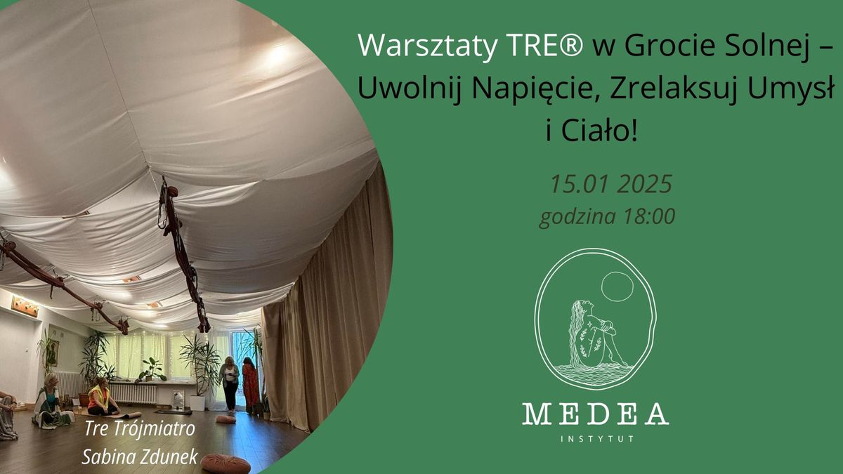 \ud83c\udf1f Warsztaty TRE\u00ae w Grocie Solnej \u2013 Uwolnij Napi\u0119cie, Zrelaksuj Umys\u0142 i Cia\u0142o! \ud83c\udf0a\u2728