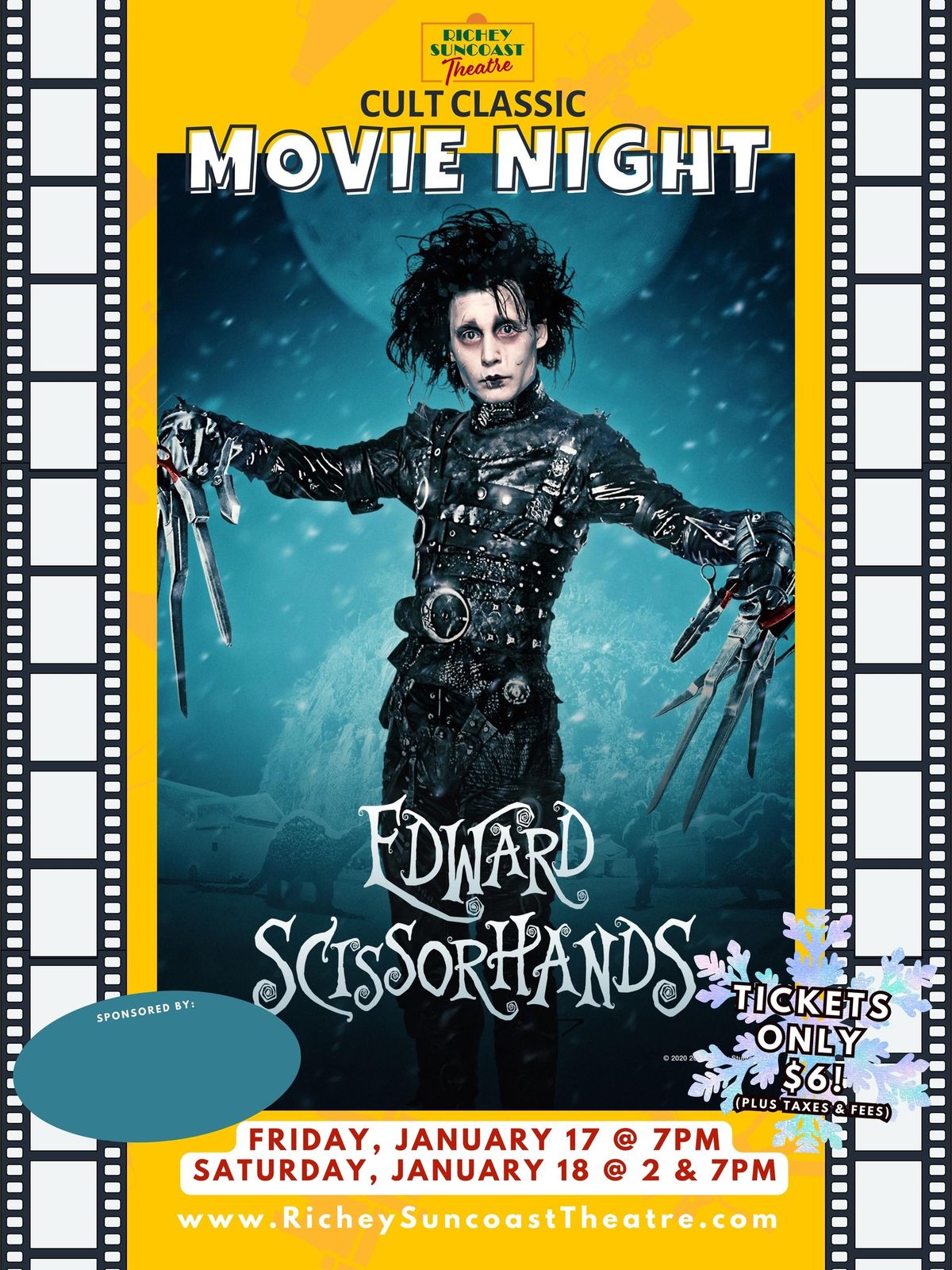 Edward Scissorhands: Cult Classic Movie Night @ Richey Suncoast Theatre