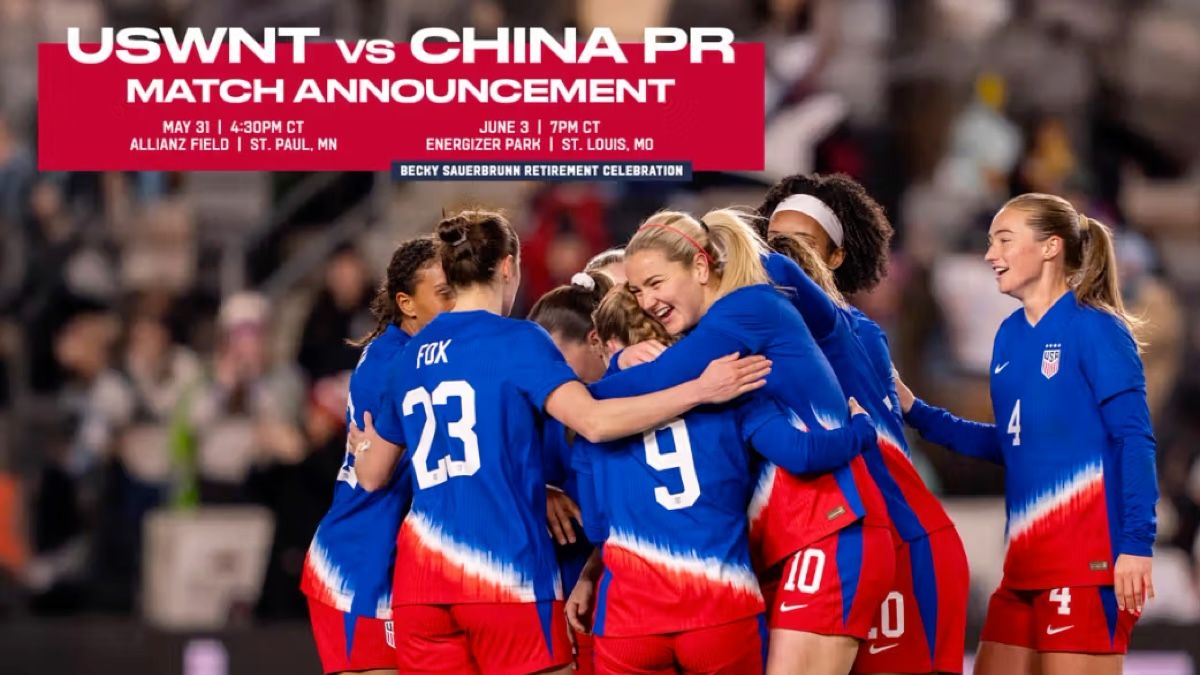 China PR at U.S. Womens National Soccer Team