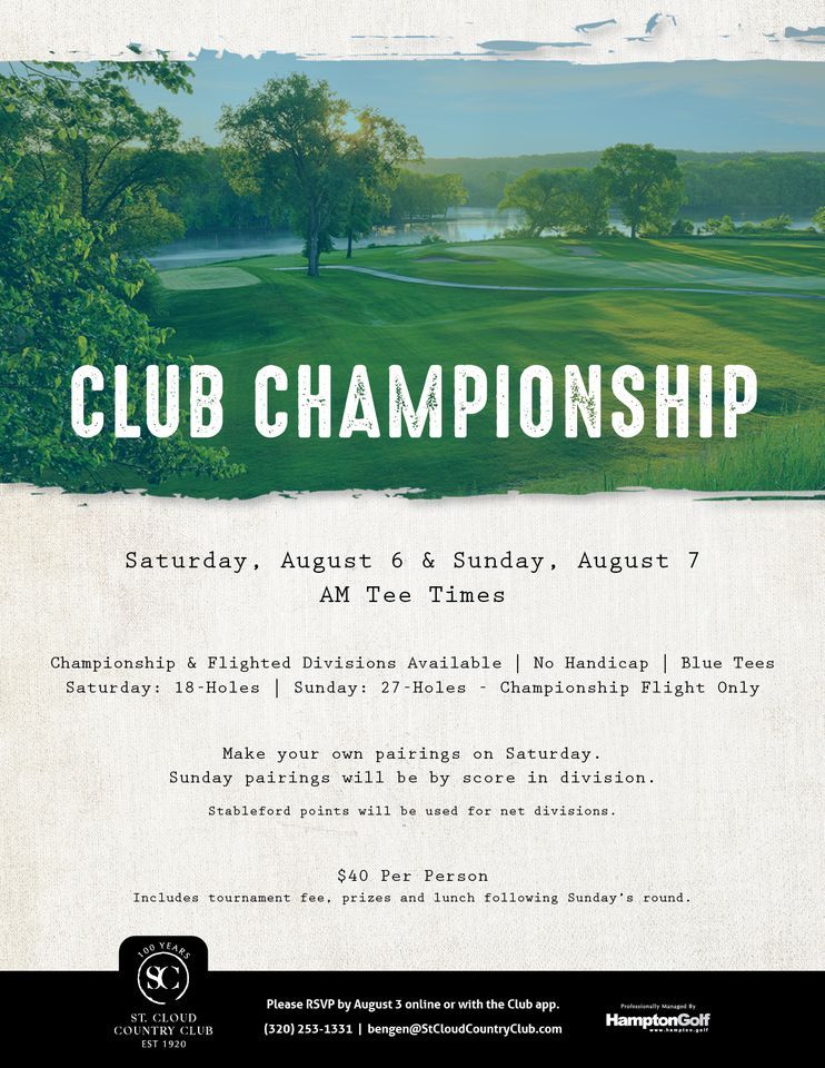 2022 Club Championship (Members Only), St Cloud Country Club, Saint ...