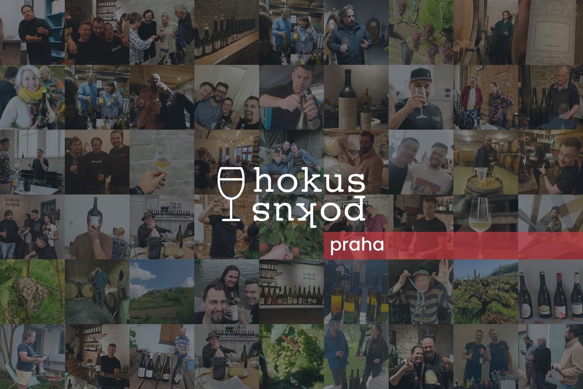 OPENING WINE BARU HOKUS POKUS PRAHA + speci\u00e1ln\u00ed host, vina\u0159 Christian Tschida 