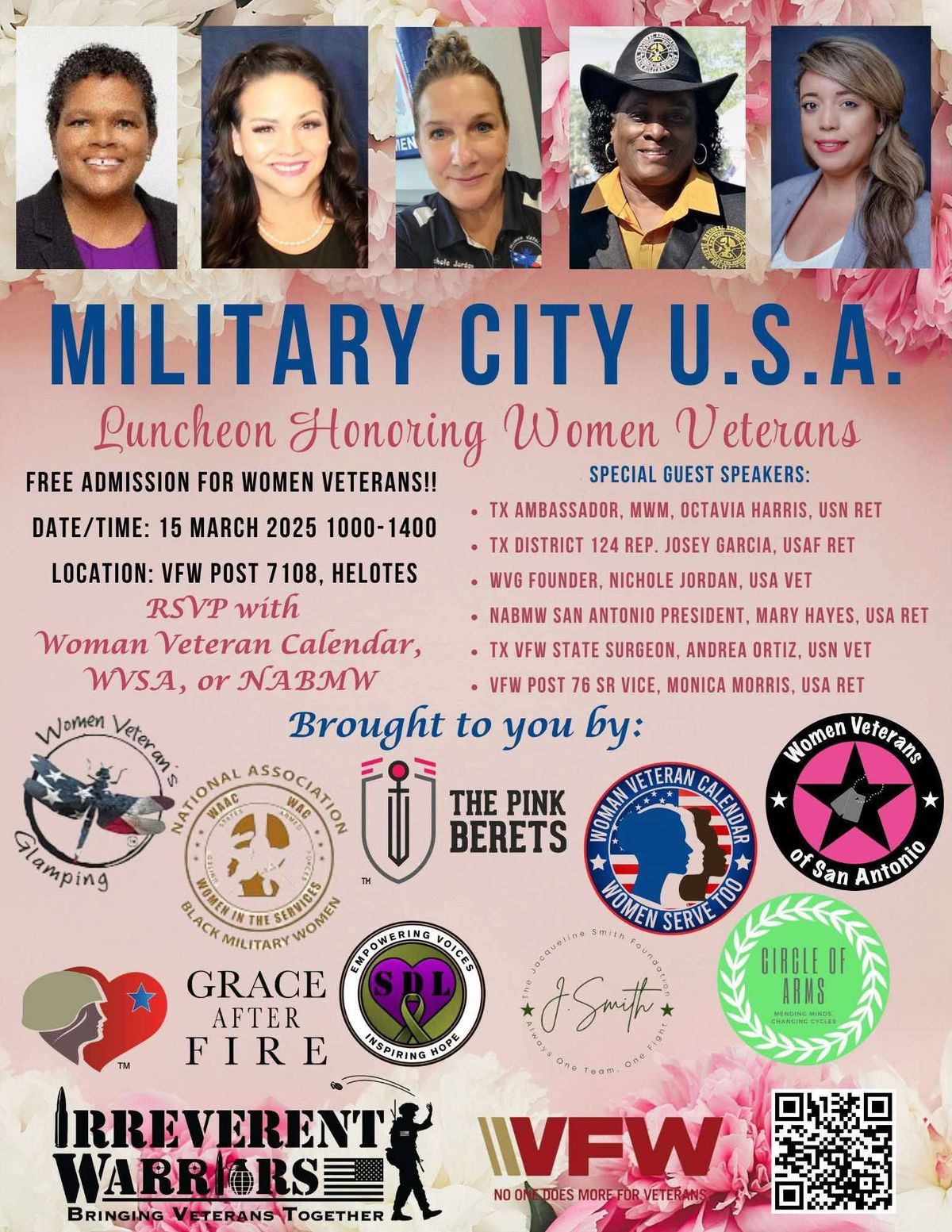 Military City USA Luncheon Honoring Women Veterans