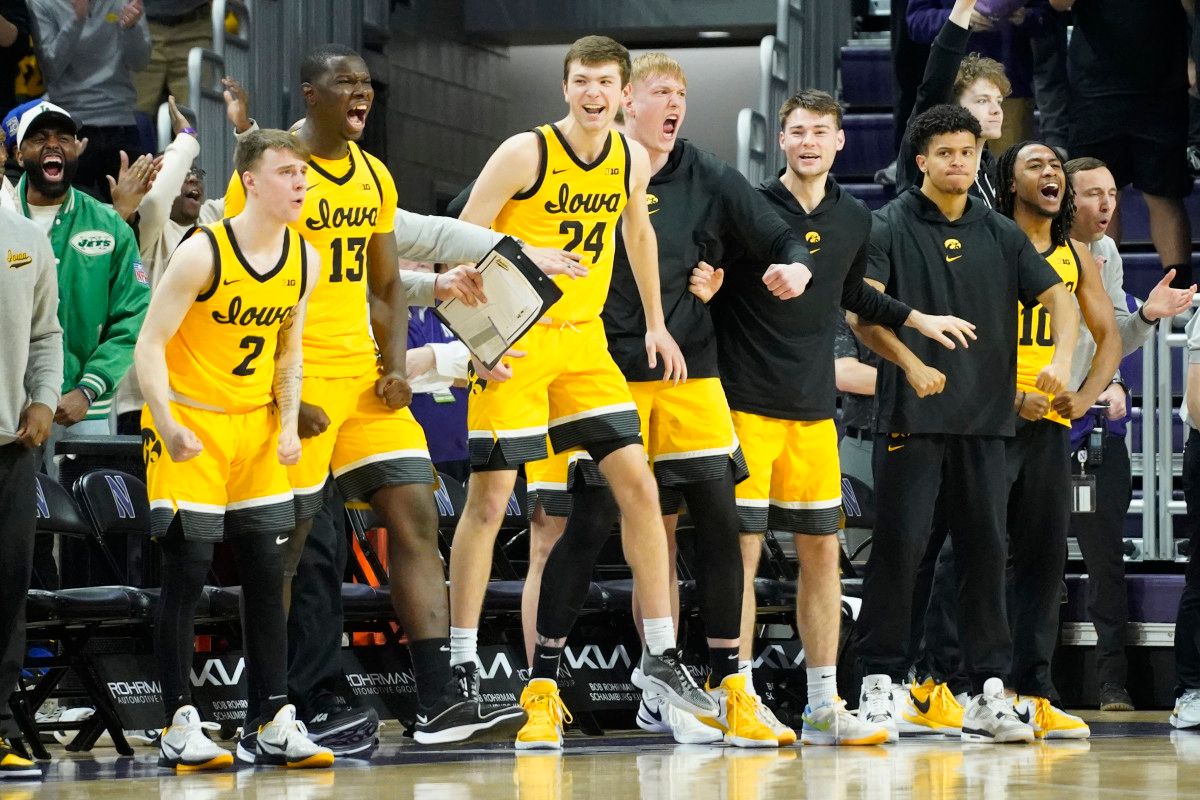 Northwestern Wildcats at Iowa Hawkeyes Mens Basketball