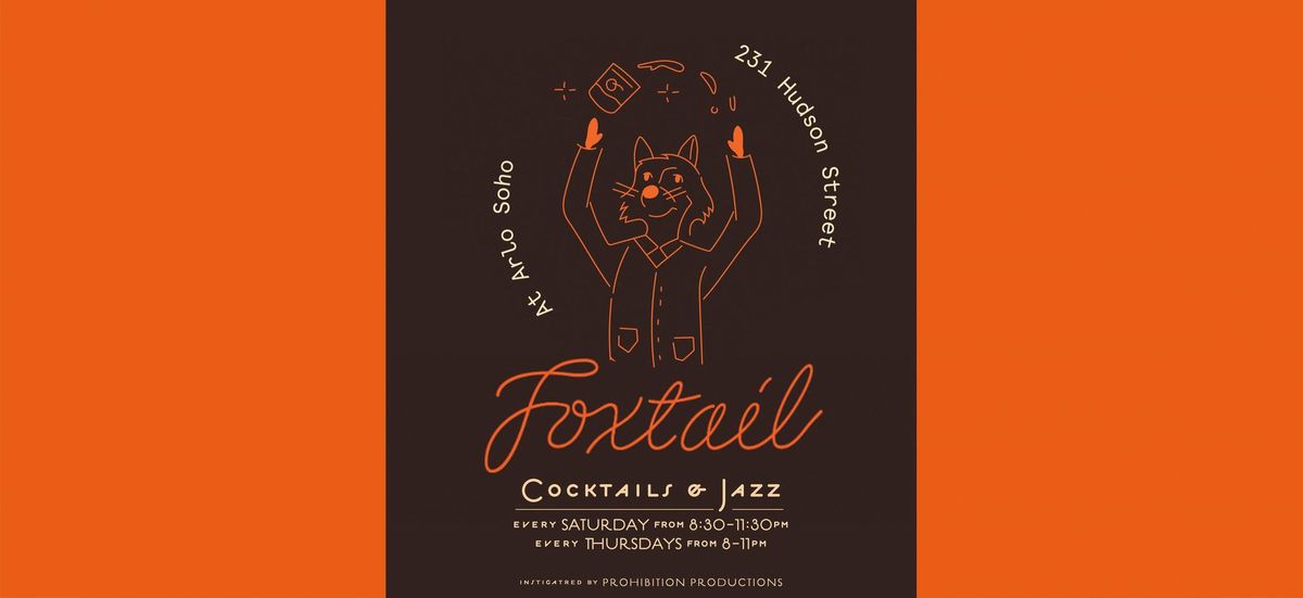 COCKTAILS & JAZZ at Foxtail: Eyal Vilner Quartet (Sept. 28th)