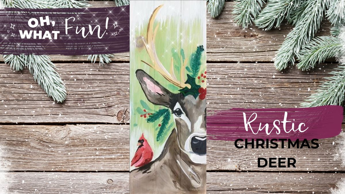 Rustic Christmas Deer