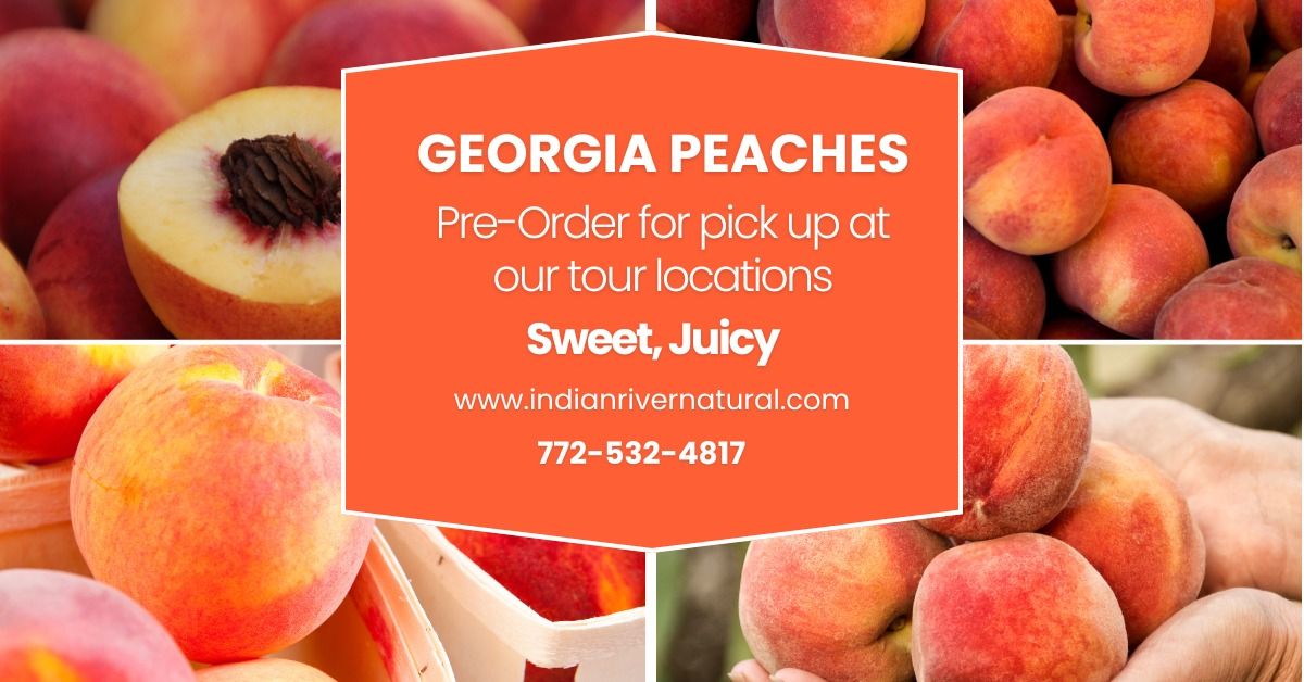 Fresh Georgia Peaches Sales Event - New Smyrna Beach, FL
