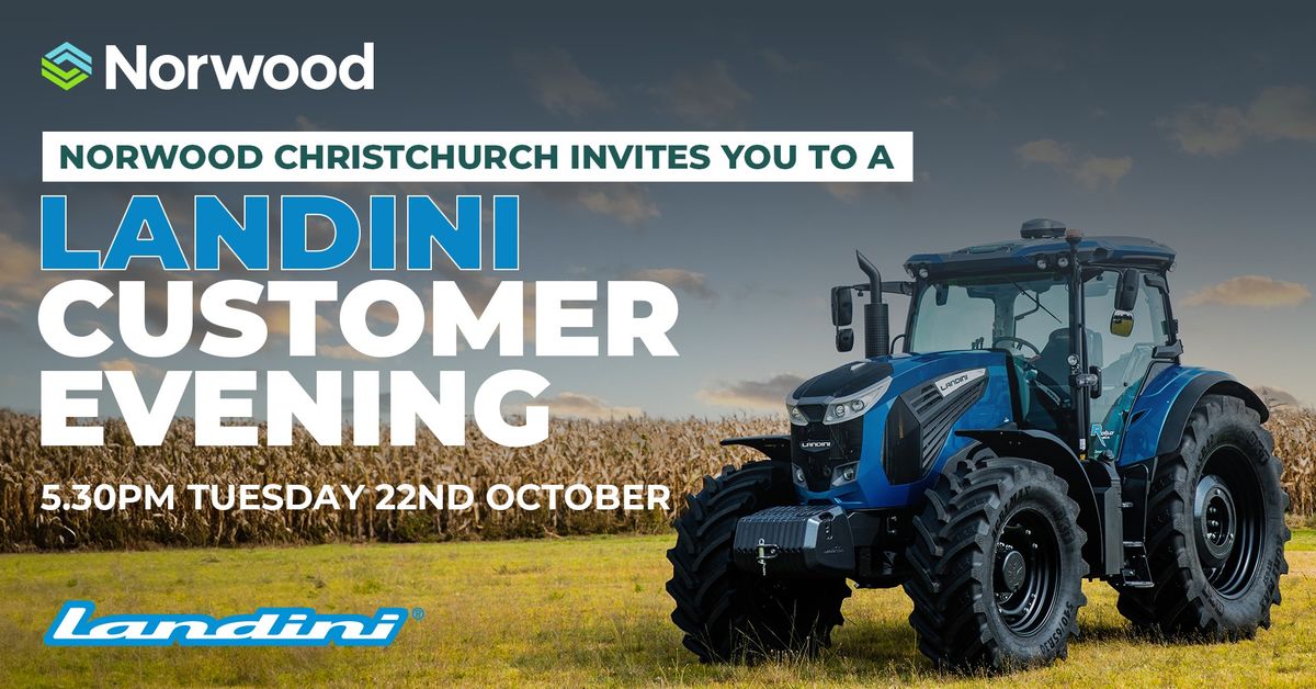 Christchurch Landini Customer Evening