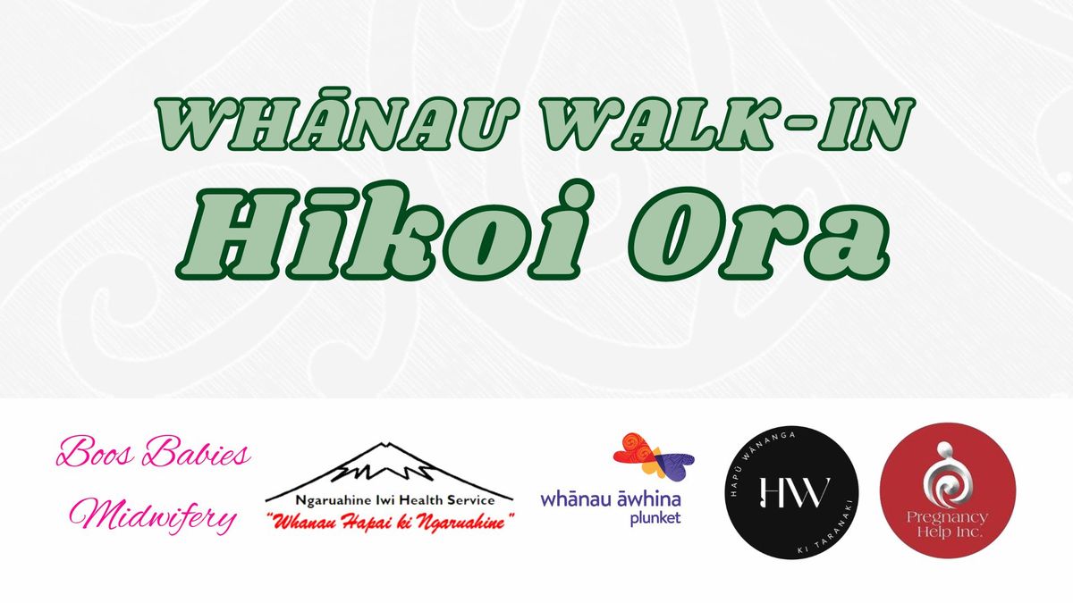 Manaia H\u012bkoi Ora Free Walk-in service