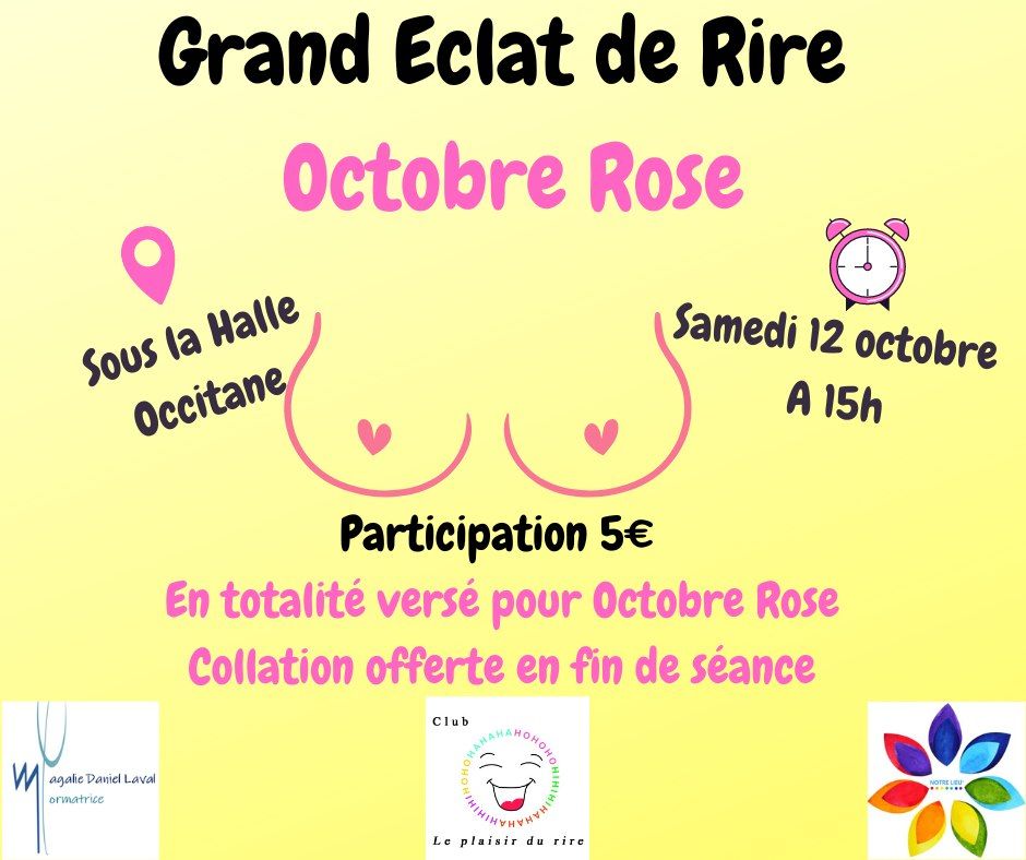 Grand Eclat de Rire Octobre Rose