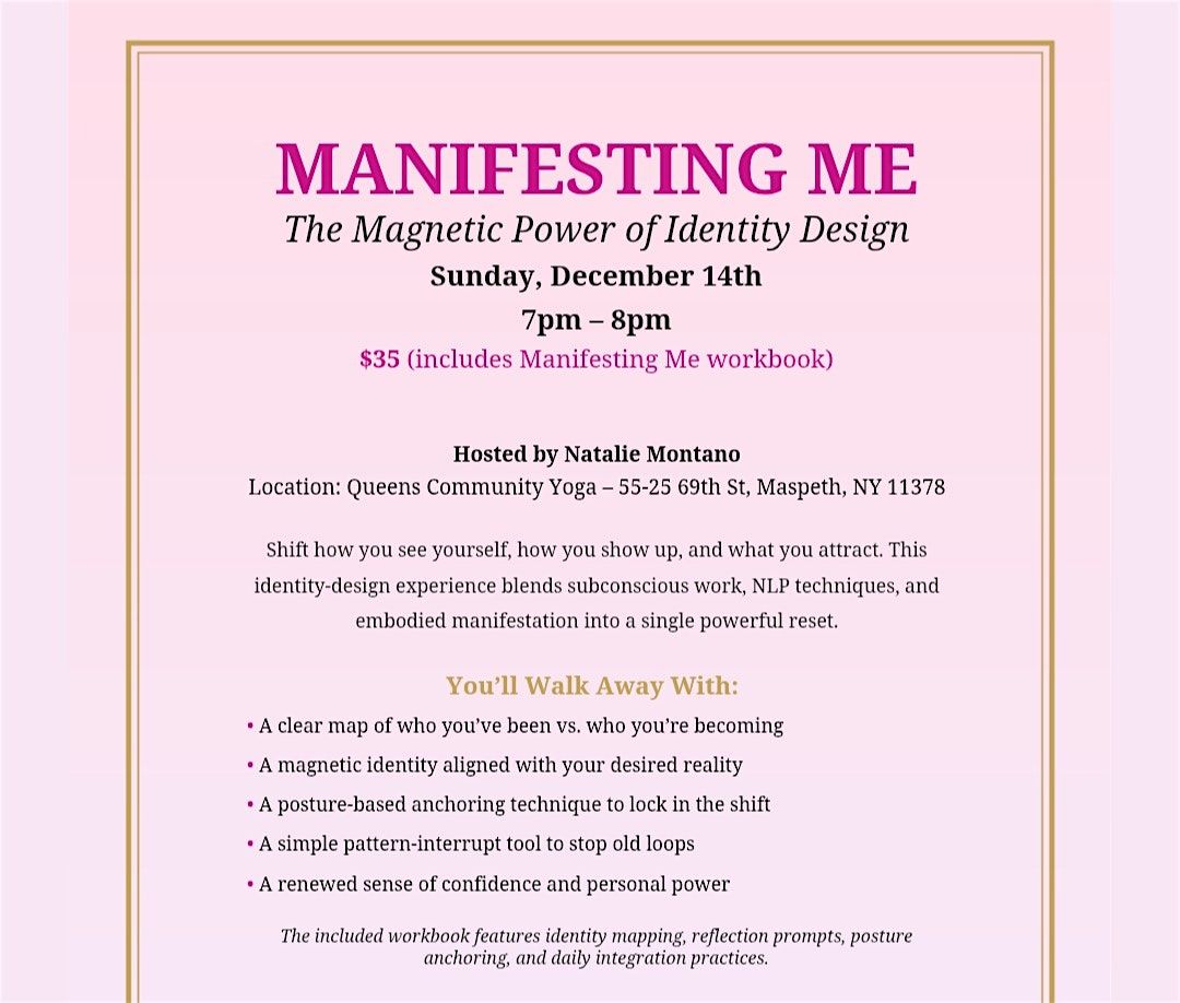 Manifesting Me: The Magnetic Power of Identity Design