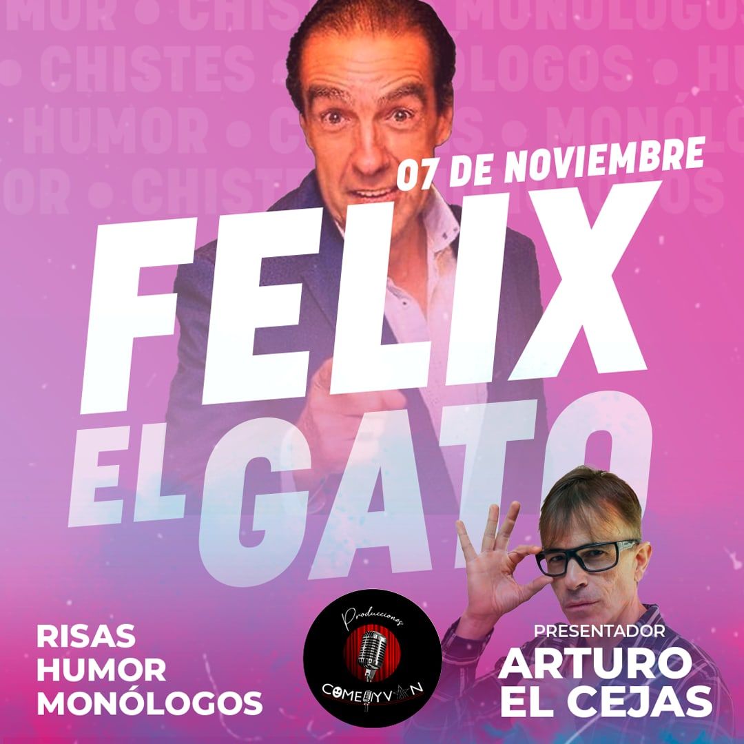 Jueves de Mon\u00f3logos con F\u00e9lix El Gato + cena en Teatro Las Vegas