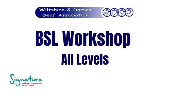 BSL Workshop (ALL Levels)