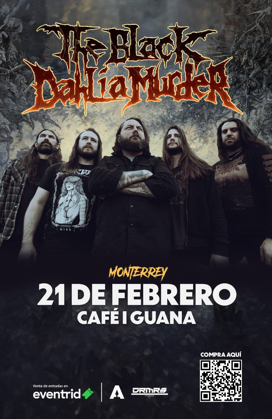 The Black Dahlia Murder en Monterrey 