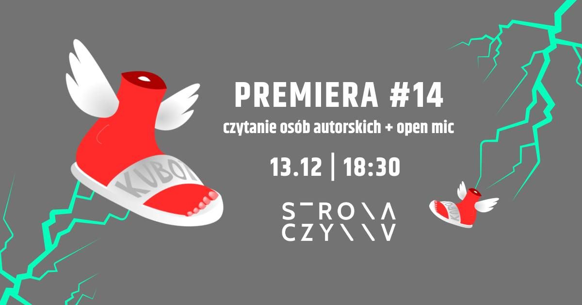 Premiera #14 kwartalnika literackiego Strona Czynna