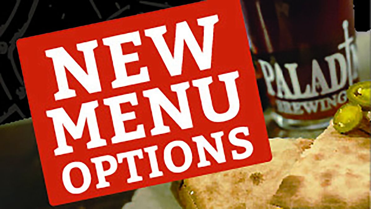 New Menus at Paladin Brewing