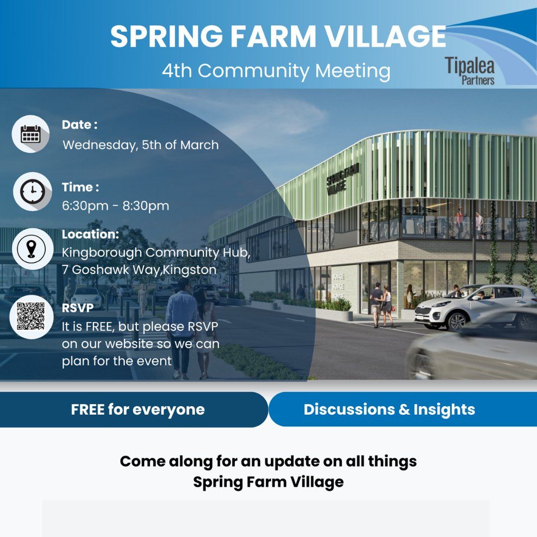 Spring Farm Village Community Meeting - March 5th