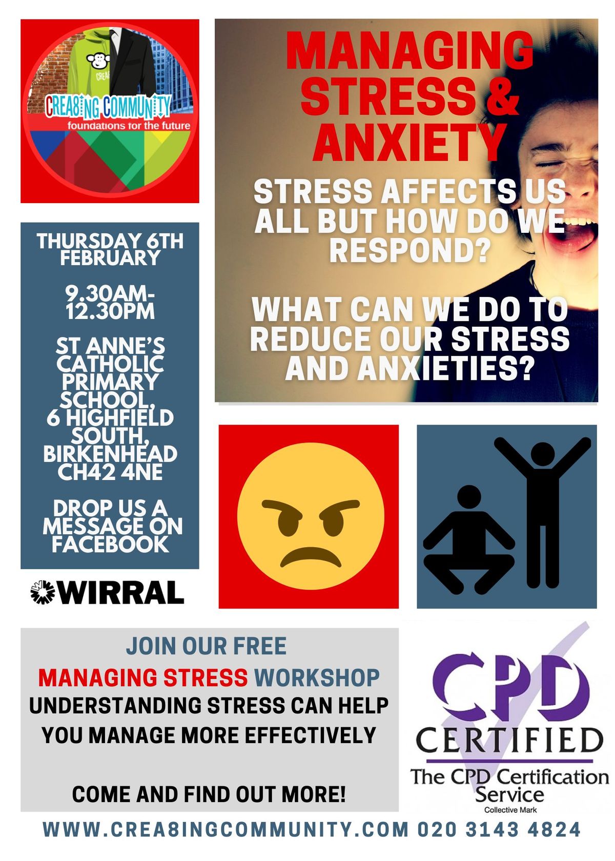 Managing Stress & Anxiety Workshop with EBSA