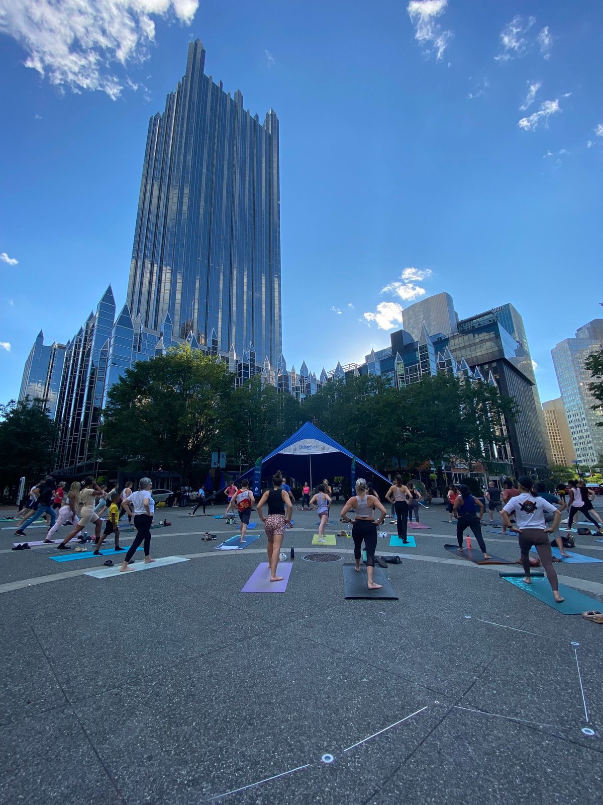 Yoga in the Square