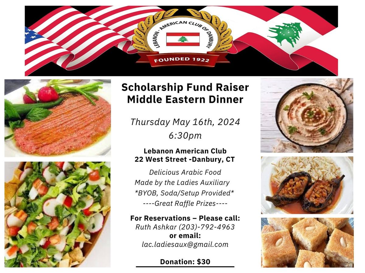 Scholarship Fund Raiser - Middle Eastern Dinner