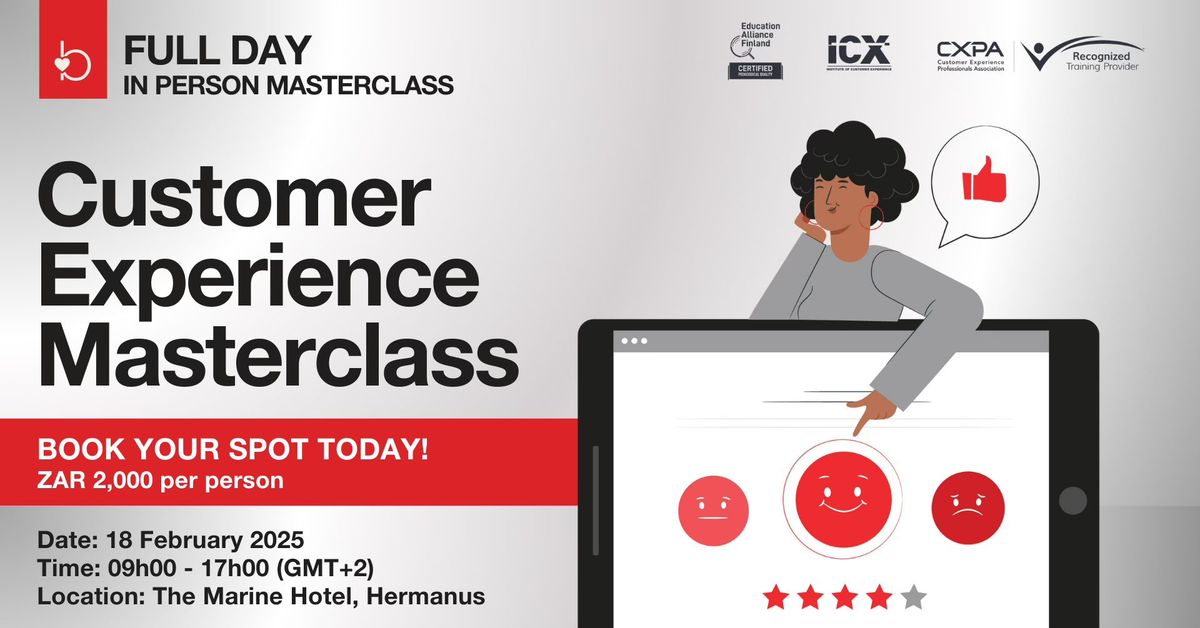 Service with a Smile Masterclass: Elevate your Customer Experience!