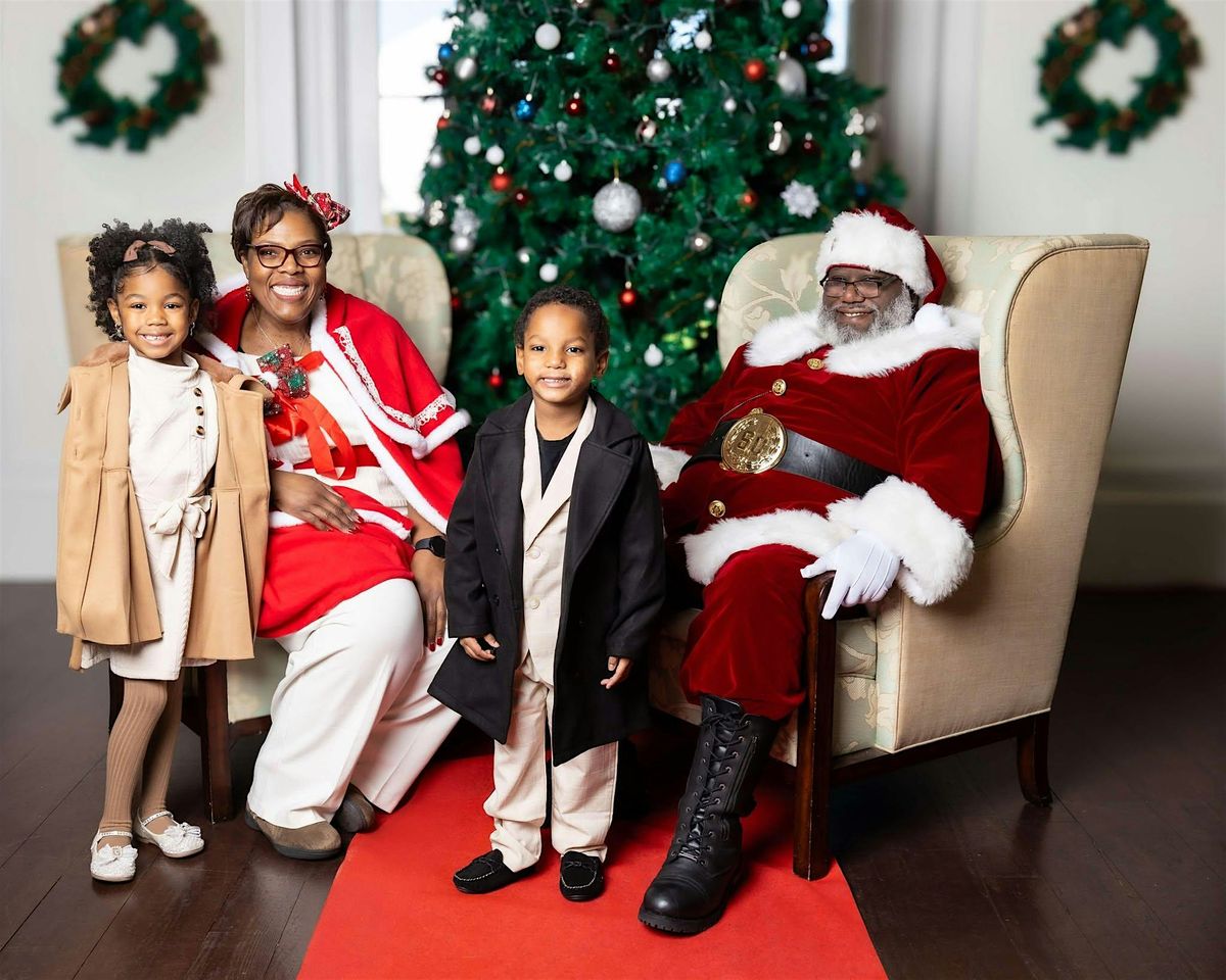 Pictures with Brown Sugah Claus and Mrs. Claus