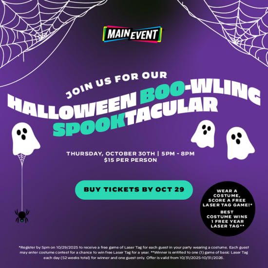 Halloween Boo-wling Spooktacular - Chesterfield