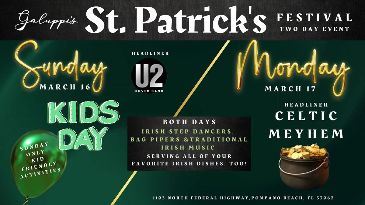 St. Patrick\u2019s Day Festival | Two-Day Event @ Galuppi's