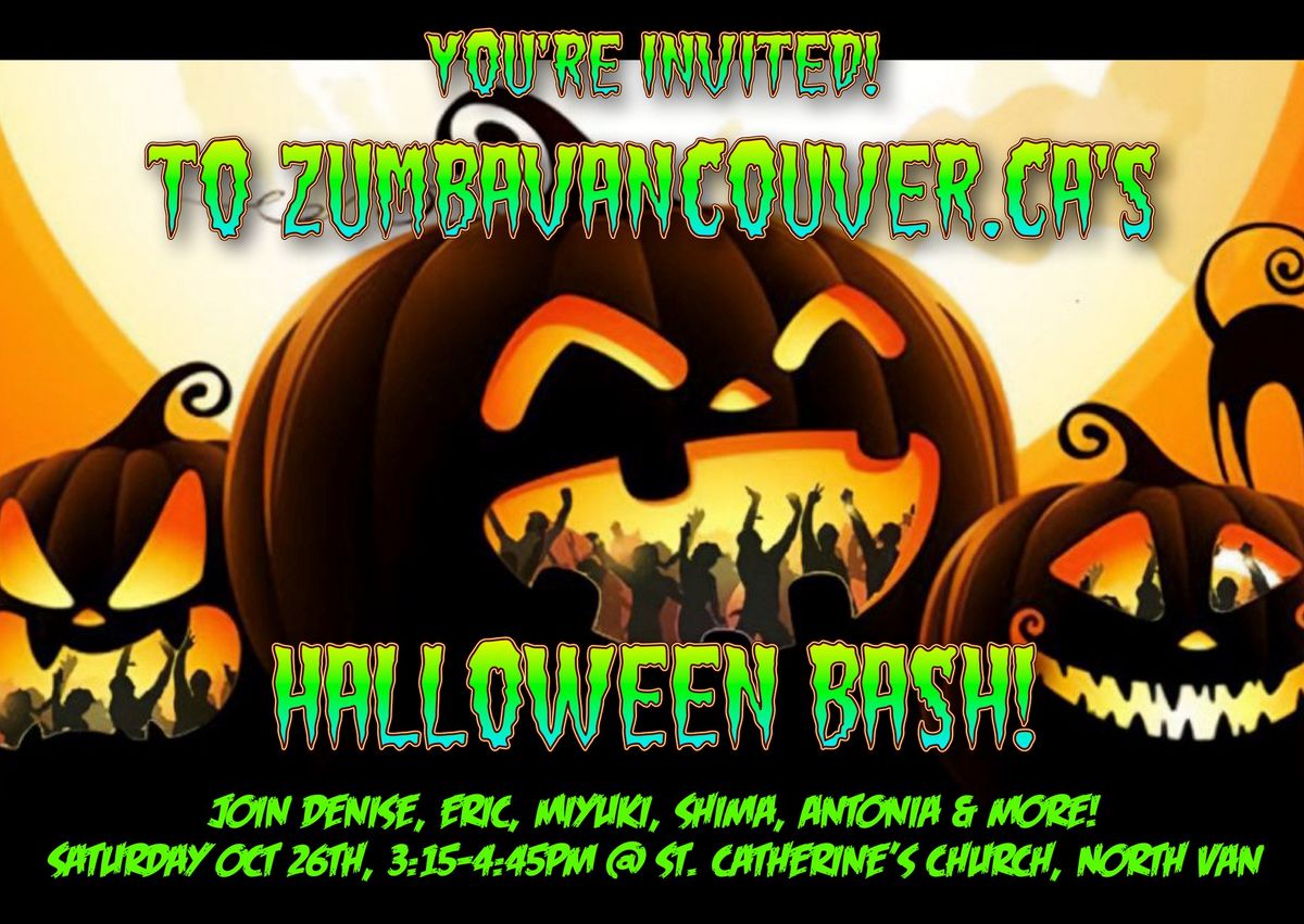 ZumbaVancouver.ca's Annual Halloween Bash!!!