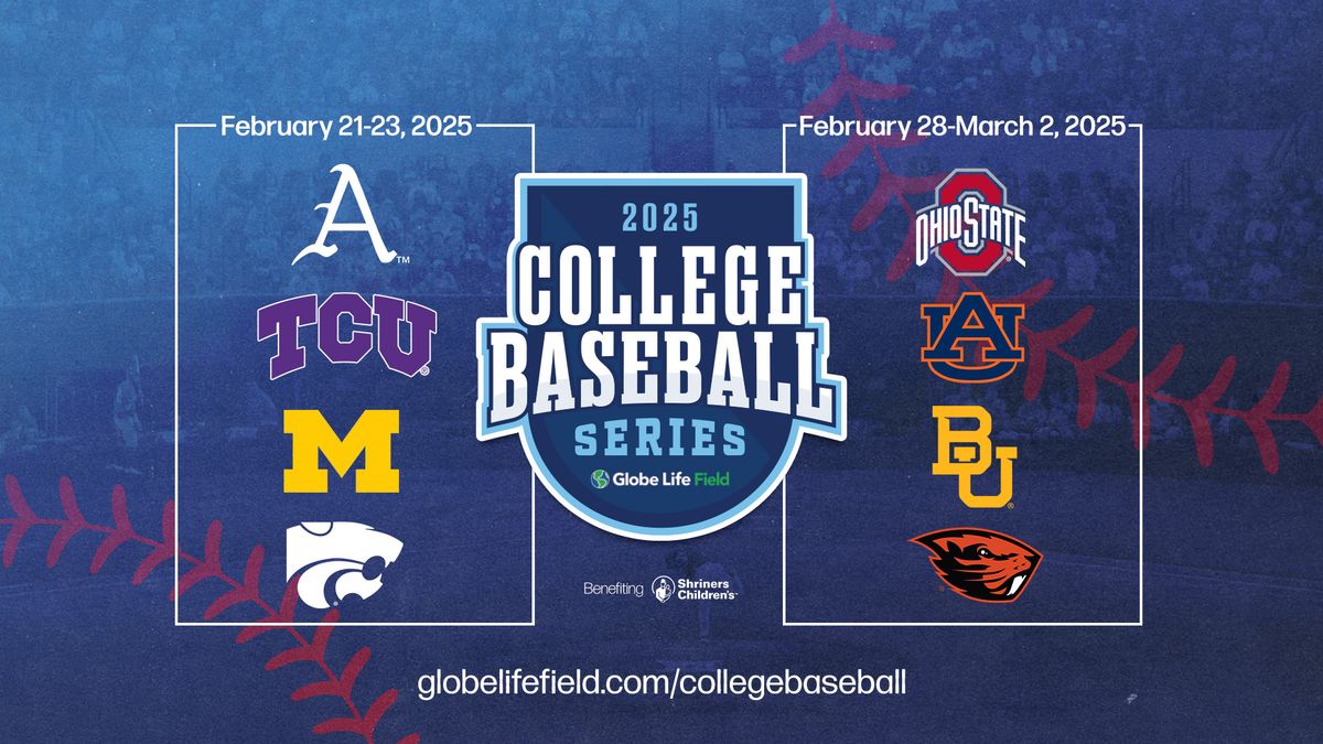 College Baseball Series - Weekend 2