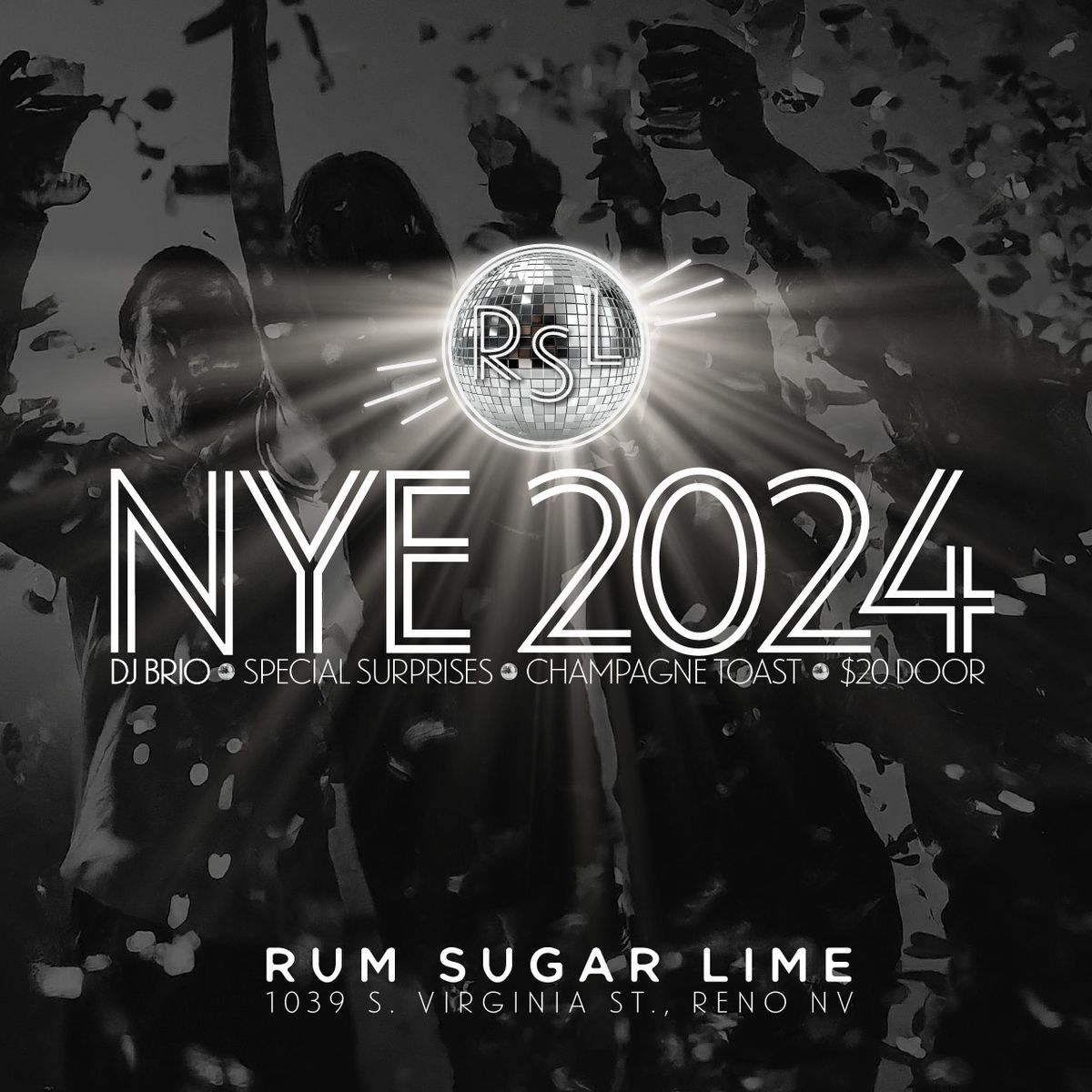 Ring In The New Year at Rum Sugar Lime!