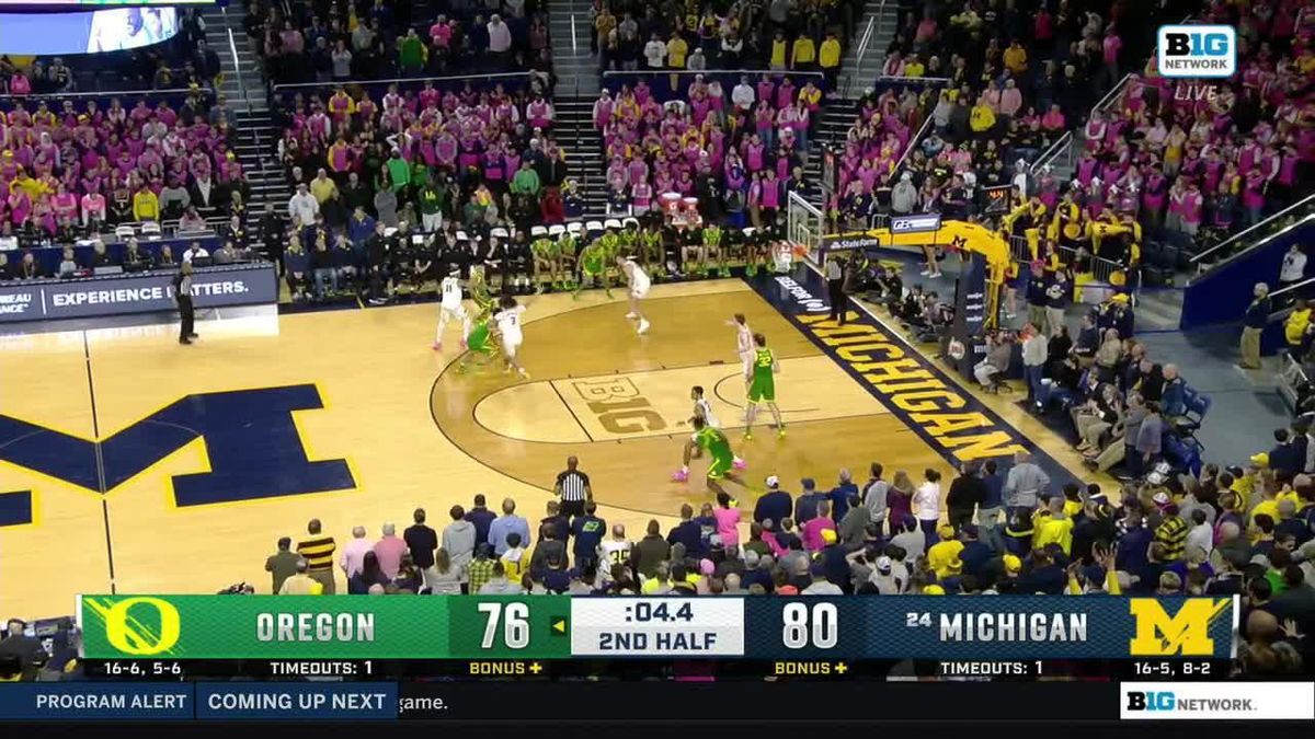 Oregon Ducks Women's Basketball vs. Michigan Wolverines