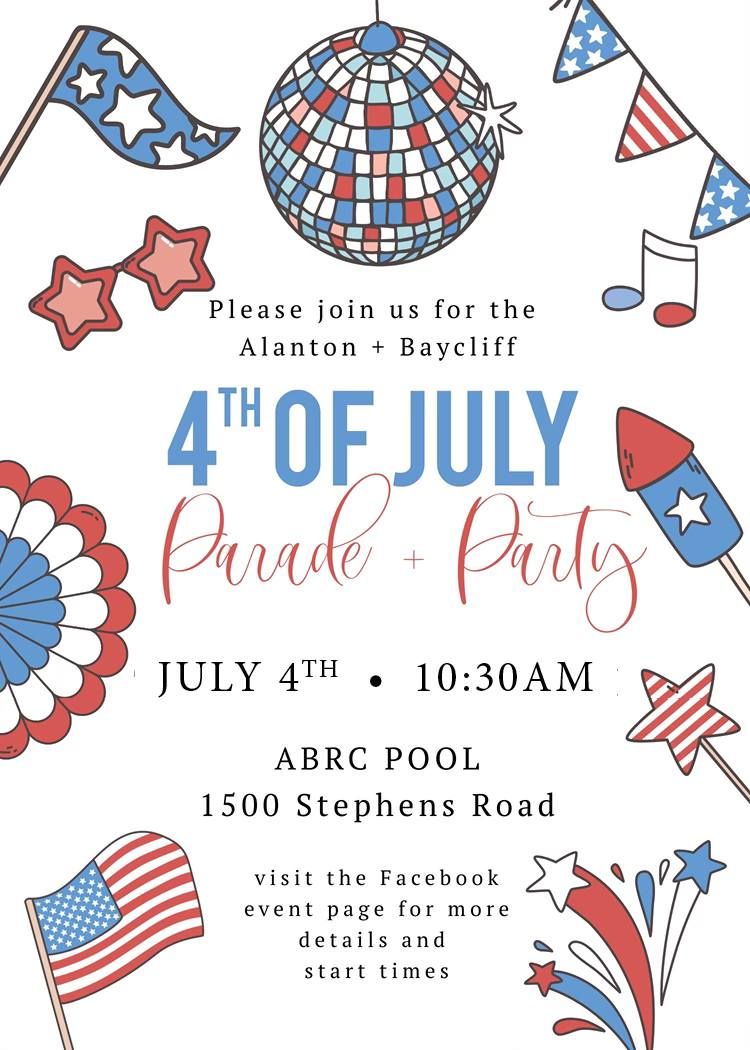 Annual Alanton\/Baycliff 4th of July Parade 
