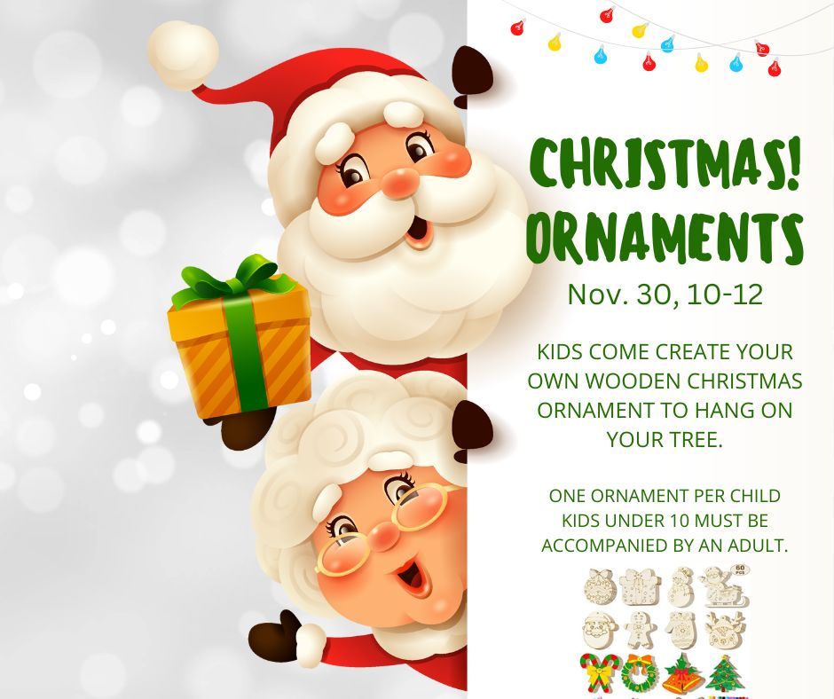 Christmas Ornaments Make & Take