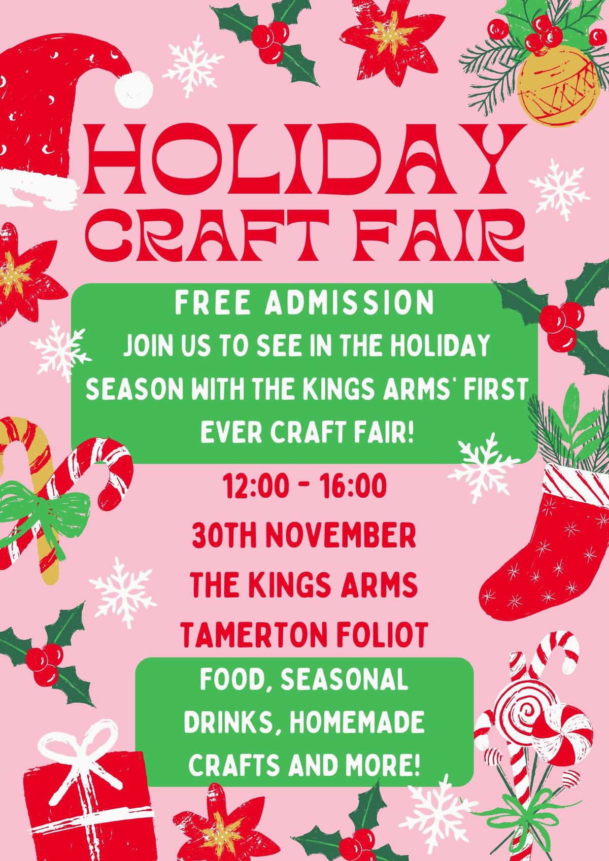 Holiday Christmas craft fair 