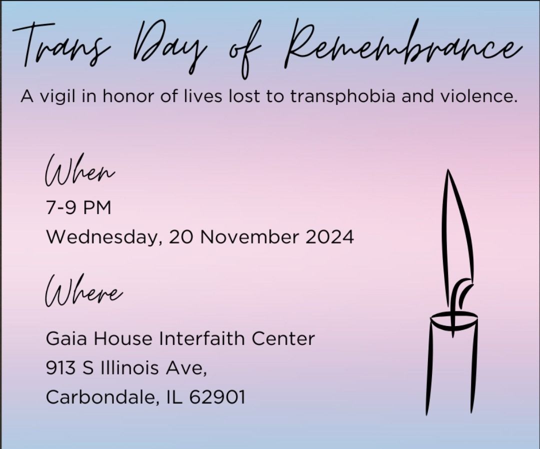 Trans Day of Remembrance Vigil