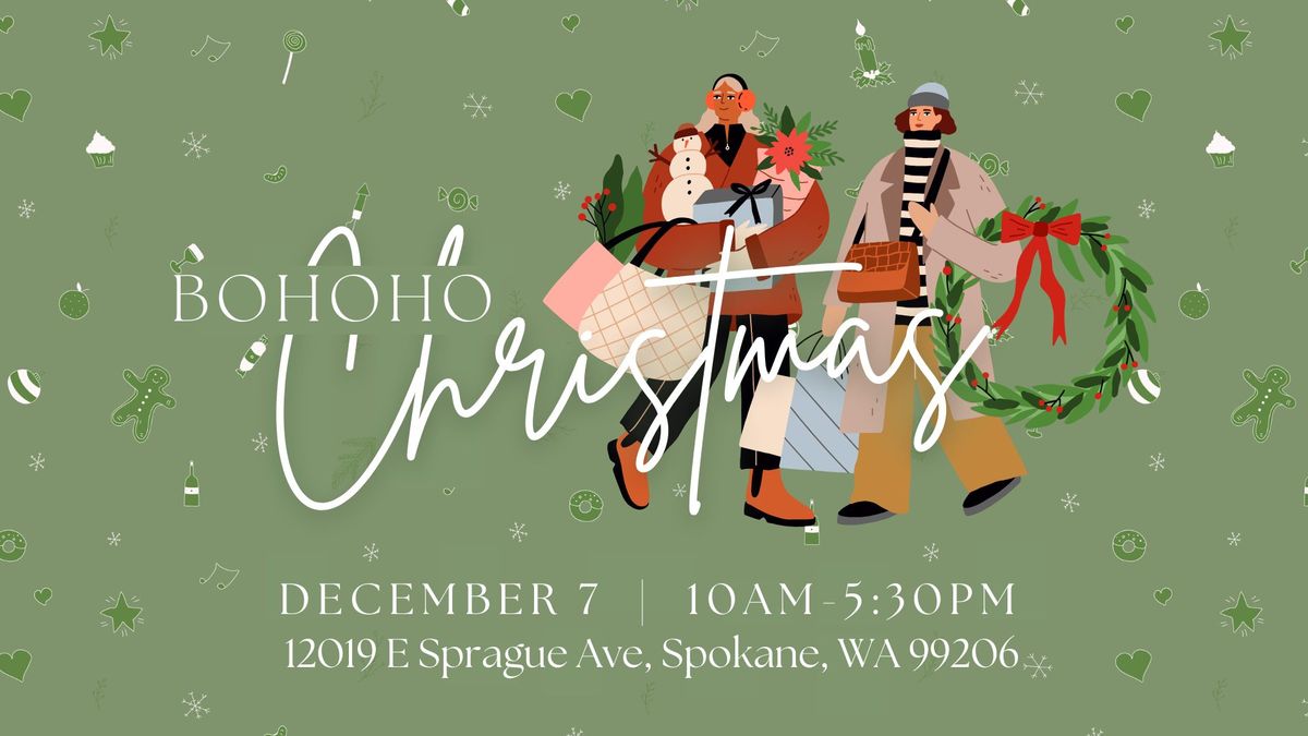 Bohoho Christmas - Spokane Gifts, Reindeer Games, Photo Op, Kid Friendly Fun!