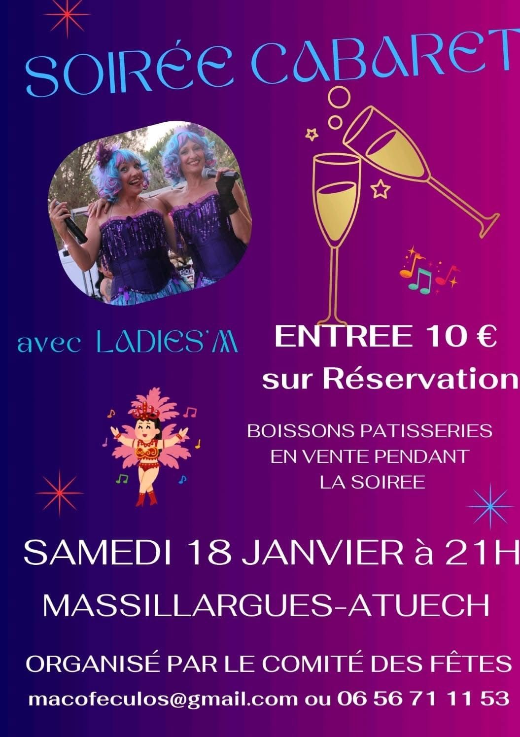 Soir\u00e9e Cabafet Les Ladies\u2019M - Massillargues Atuexh