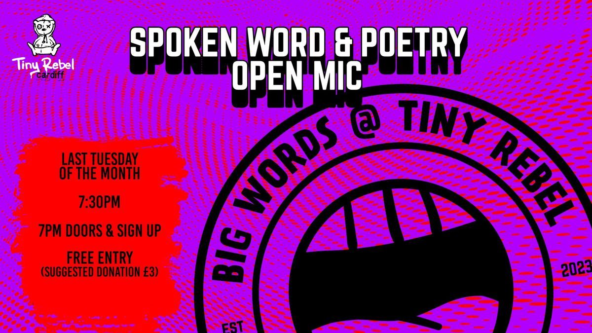 Big Words @ Tiny Rebel: A Spoken Word\/Poetry Open-Mic