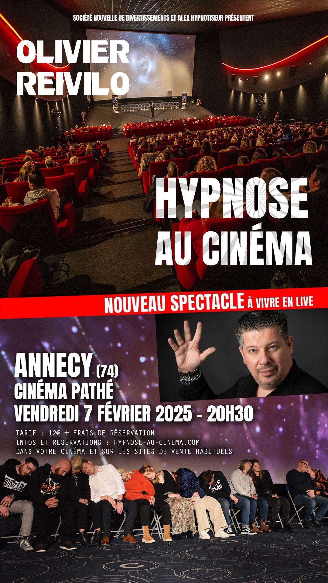 Hypnose au Path\u00e9 Annecy anim\u00e9 par Olivier Reivilo !