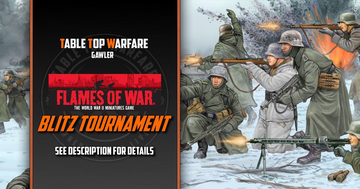 [GAWLER] Flames of War: Mid War Tournament