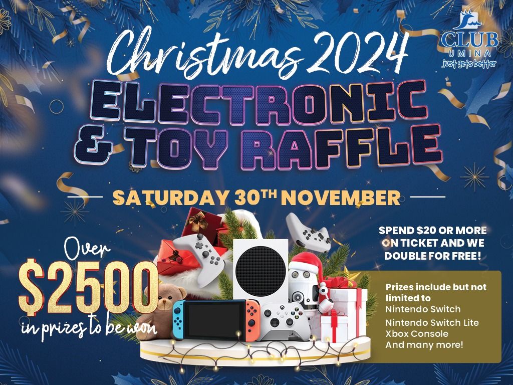 Christmas Electronic & Toy Raffle 