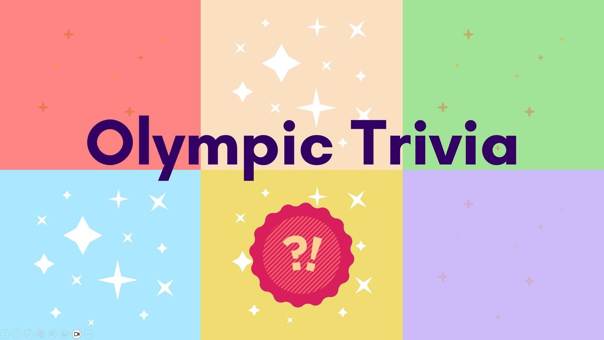 Olympic trivia (Mudgee Library, ages 6-12)