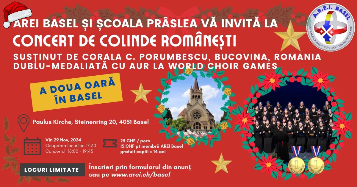 Concert extraordinar de colinde rom\u00e2ne\u0219ti