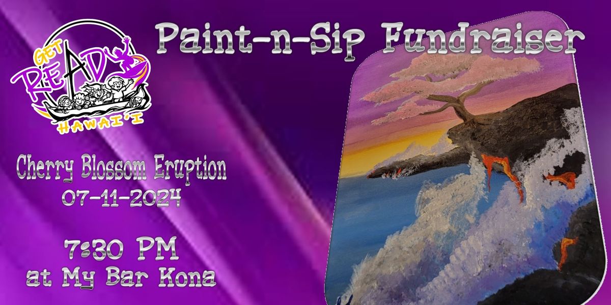 Cherry Blossom Eruption - A Paint-n-Sip Fundraising Event