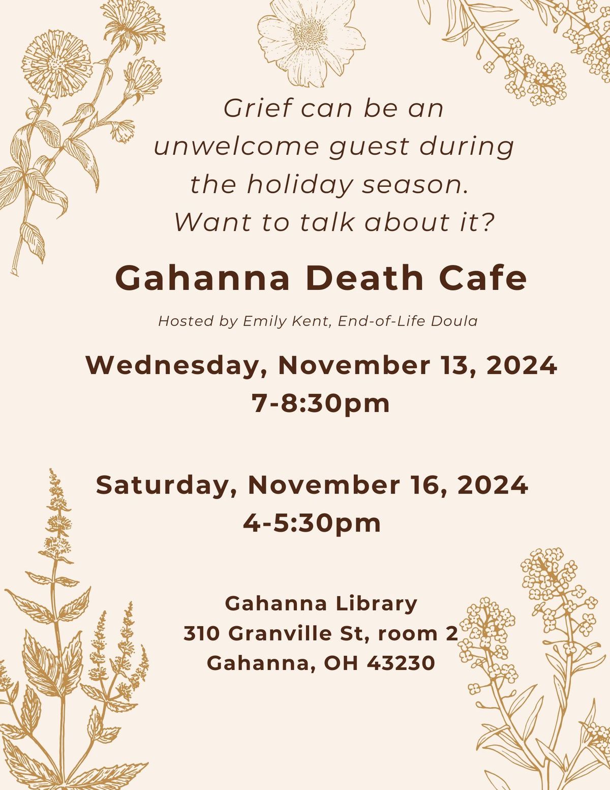 November Death Cafe #1