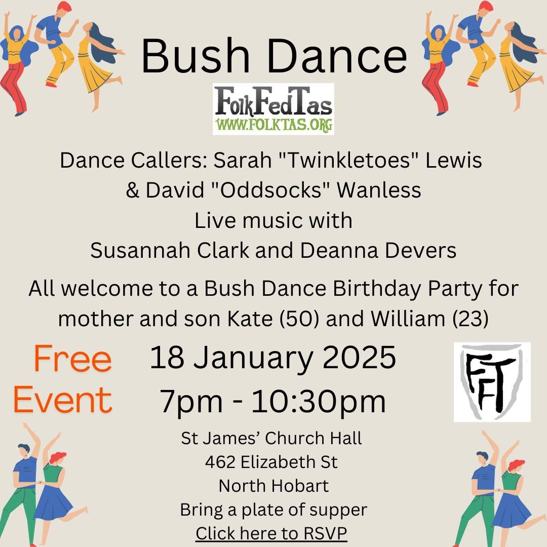 Bush Dance with live music by Deanna and Susannah